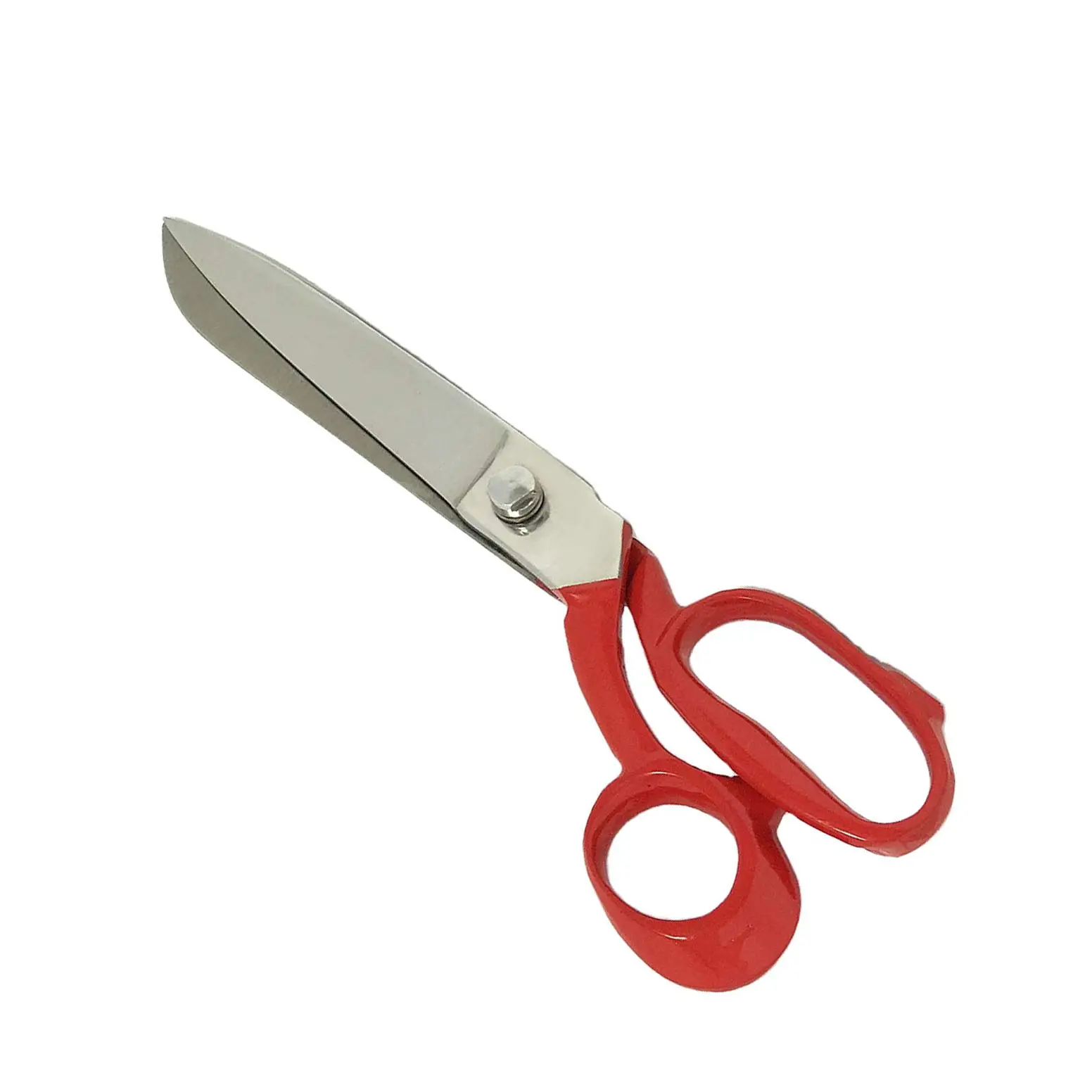 Red Color Handle Tailor Scissors 8'' Left Handed Red Grip Stainless Steel Dressmaking Industrial Garments Making Shears