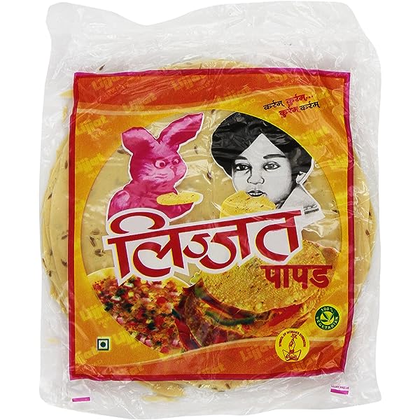 Lijjat Jeera (тмин) Papad 200 г
