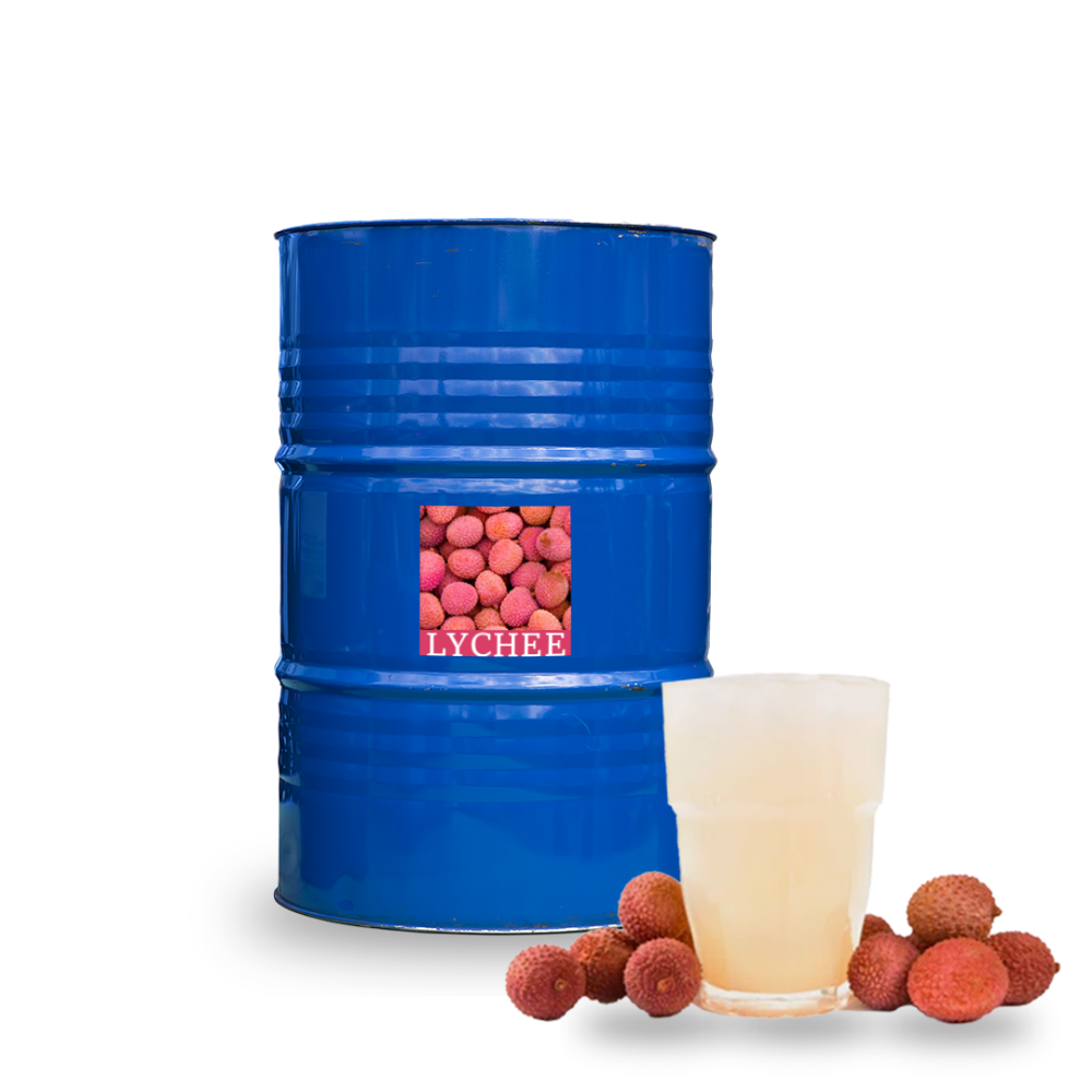 Sterilized Puree Lychee Fruit Juice in Bulk Drum Packaging