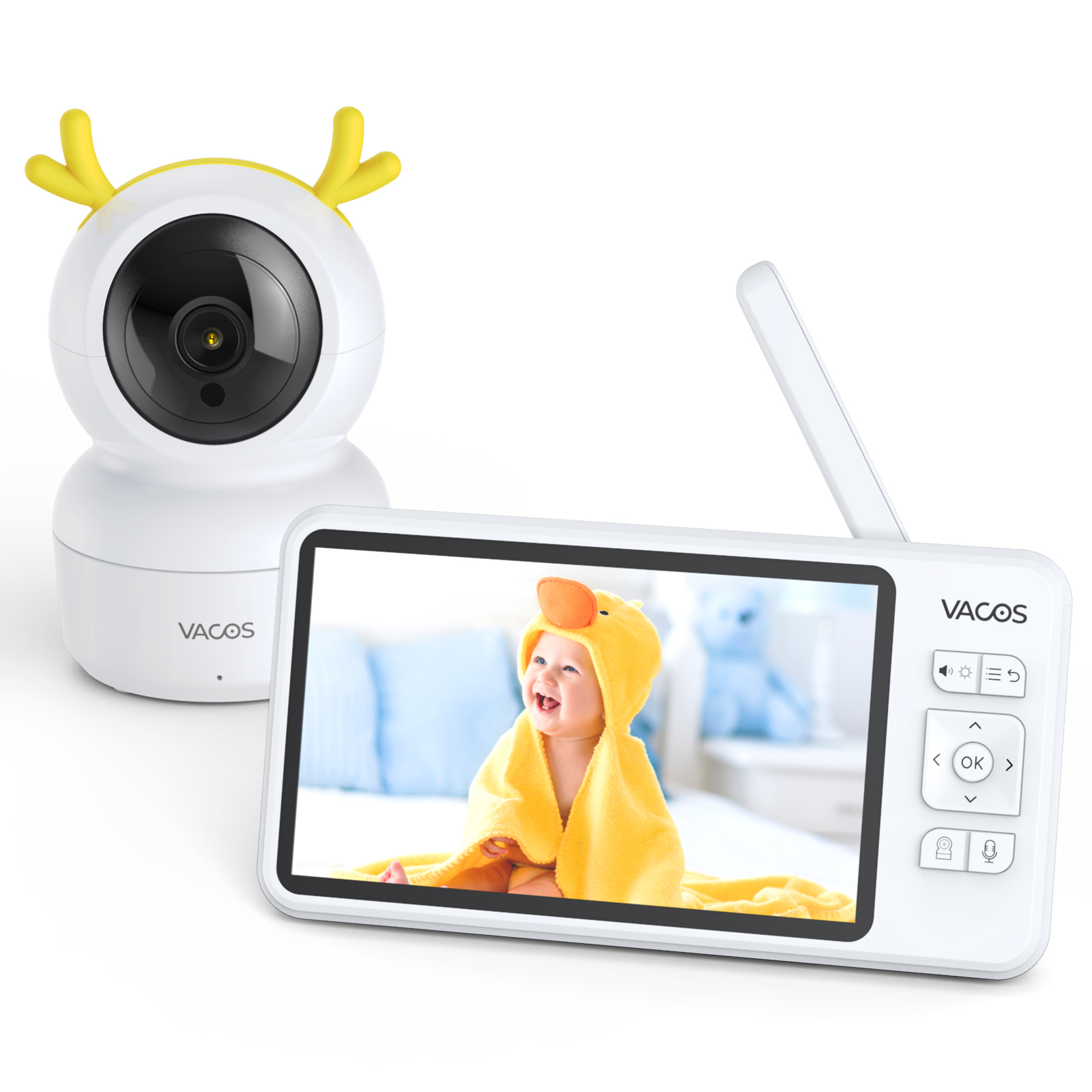 720p радио няня, HD камера Смарт беспроводная Wi-Fi камера охранного видеонаблюдения для обнаружения движения с двухканальную аудиосвязь