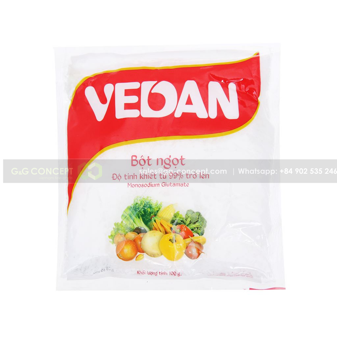 Vedan мононатрия глутамат 100 г X 120 пакет, произведенный методом брожения из качественного сырья