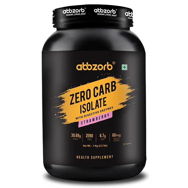 100% High Pure Quality Zero Carb Isolate Strawberry 1kg (30 Servings) 30.69g Protein & ZERO CARBS For Sale By Exporters