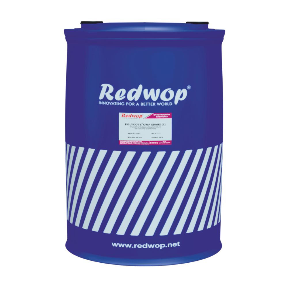 High Strength Concrete Admixtures Crystalline Waterproofing Admixture POLYCOTE CWP ADMIX (L) For Concrete & Mortars