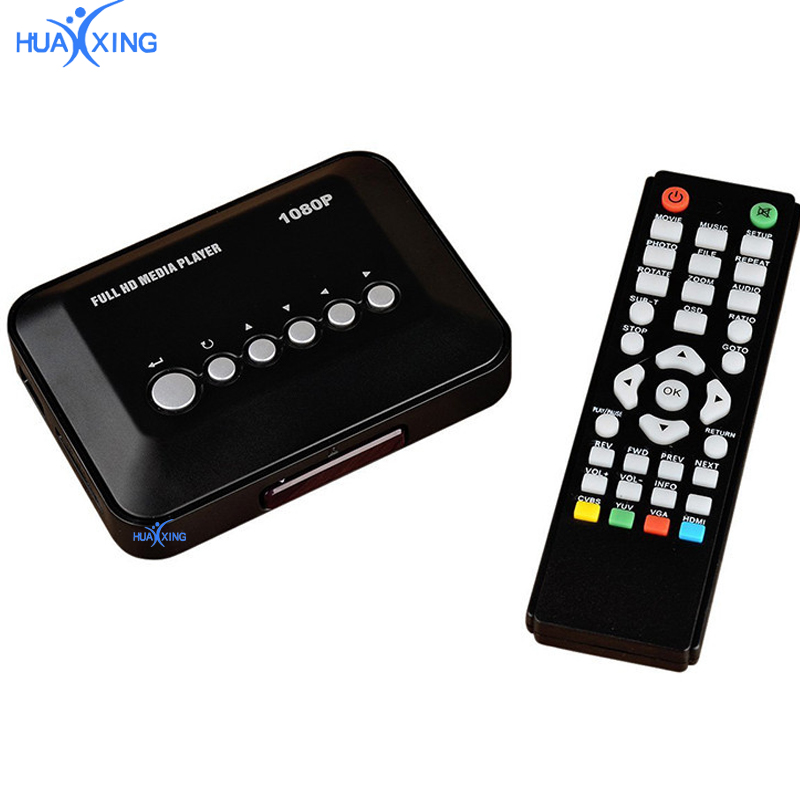 3D HDD медиаплеер Full HD 1080P AV HD VGA SD USB H.264 RM MKV,Flac,Ape Внешний USB HDD до 2 ТБ HDD