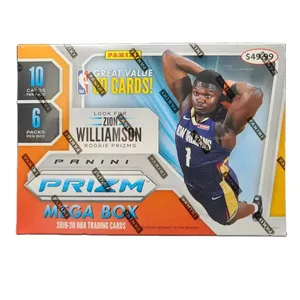 Совершенно новый купи 20 Получи 5 бесплатно 2019 20 Panini Pri-zm баскетбольная Мега коробка (60 Ct.)