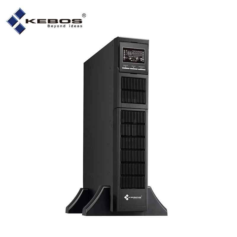 Kebos KR11 One- 2K(L) 2KW Charger Uninterrupted Power Supply Online Single Phase Pure Sinewave UPS for Electrical Equipment