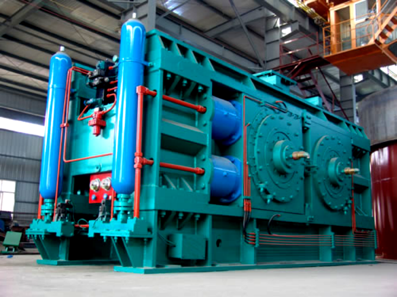 Hydraulic roller machine for cement factory roller press