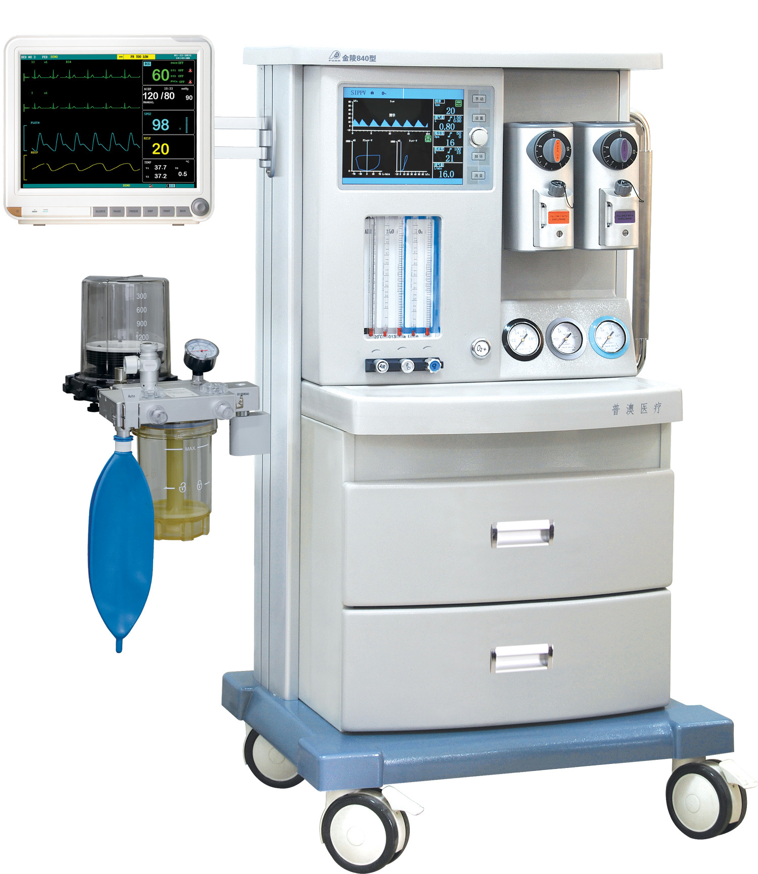 High Quality JINLING-850 Hospital Medical equipment Anesthesia / anasthesia / Anestesia machine for icu