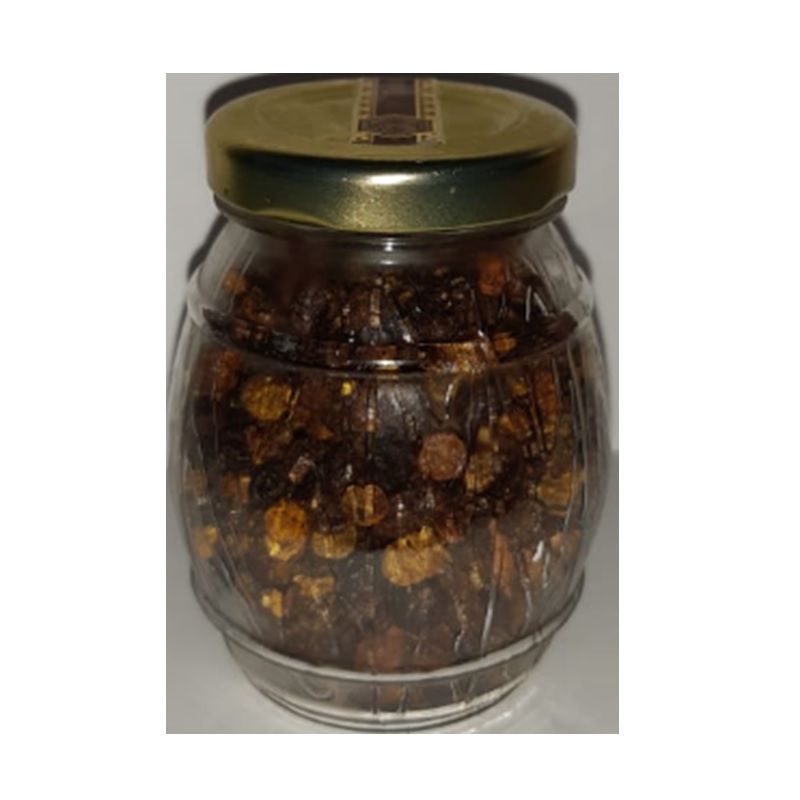 Natural Bashkir bee health care product 70 g plastic jar packaged bee flower pollen beebread perga honey product