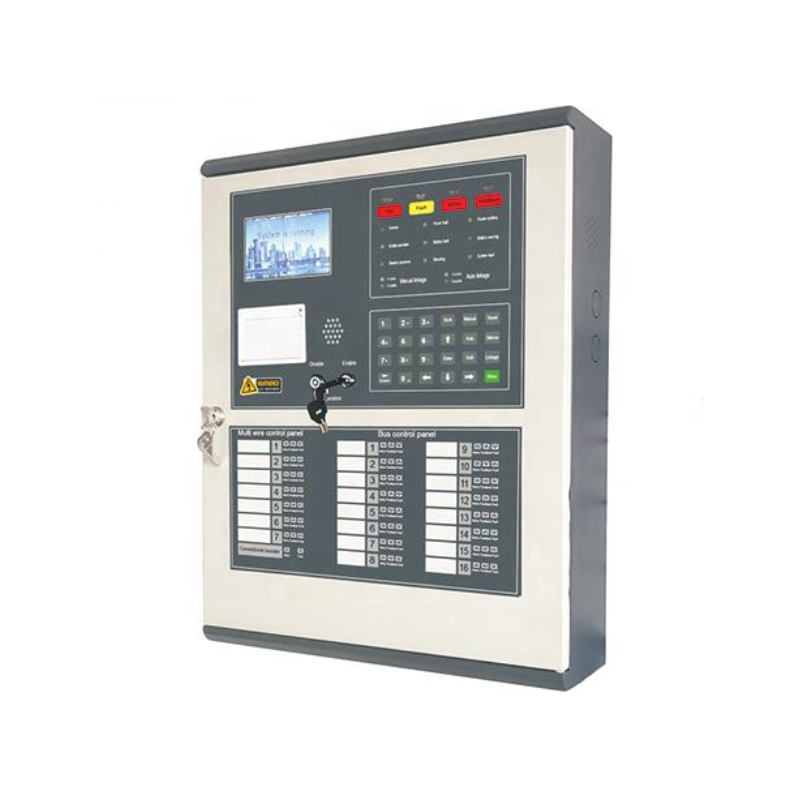 Addressable Fire Alarm Control Panel Connect to Smoke and Heat detector System