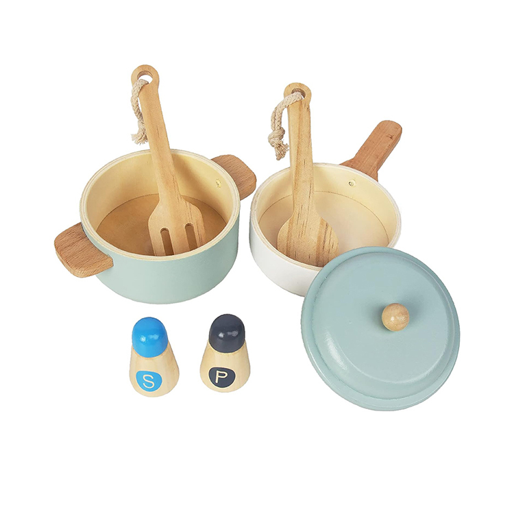 Exclusive Range of Superior Quality Montessori Learning Toy Wooden Kitchen Utensils Accessories for Pretend Play Kitchen Set