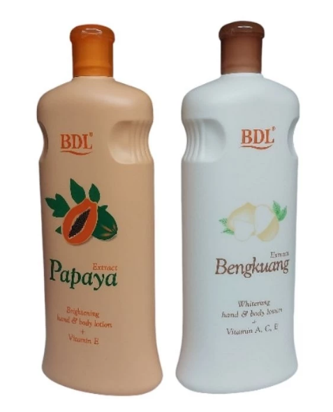 BDL Herbal Papaya Hand Body Lotion for Adults Moisturizing Nourishing Whitening Lightening Skin Ingredients Skin Care Product