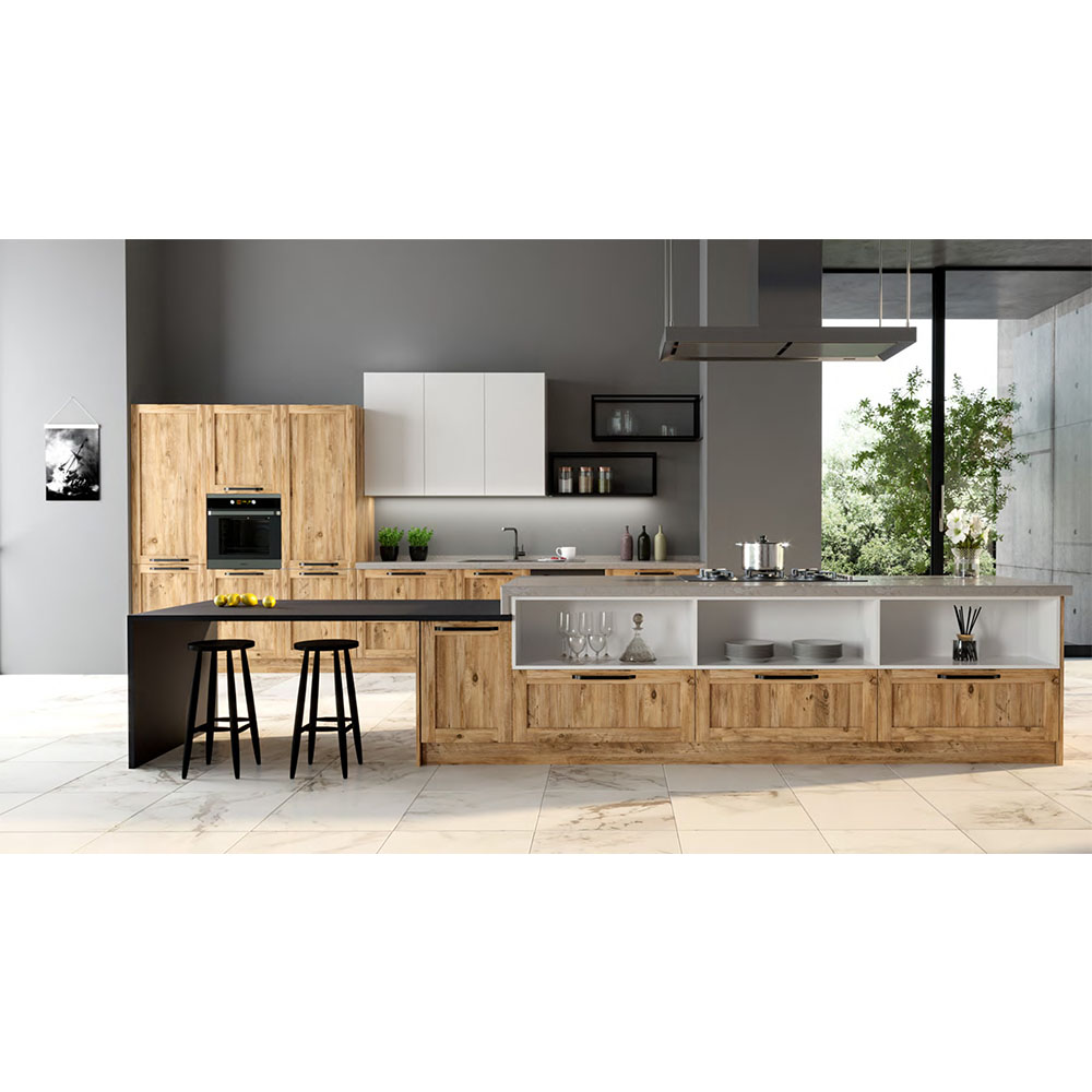 Kitchen Cabinet Cupboard Customized European Solid Wood High Gloss Board Ready To Assemble Manufacturer Design Stainless Turkey