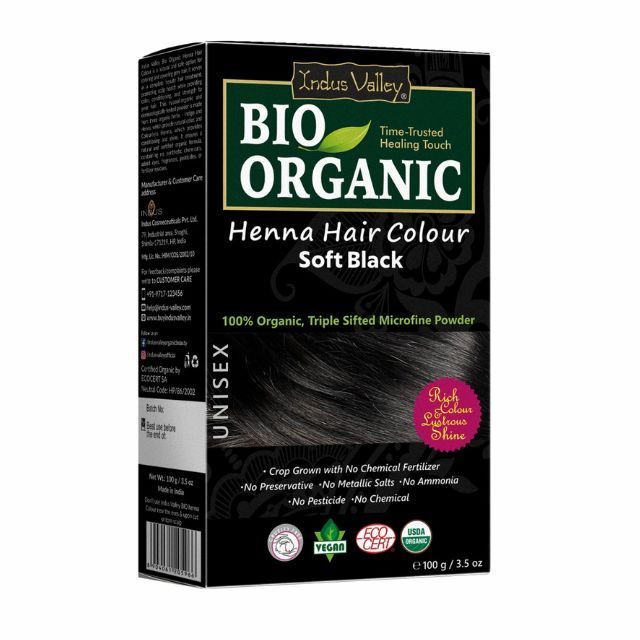 EU Approved Henna Powder Hair Dye Semi Permanent Private Label Hair Color Natural Bio Organic Black Hair Color OEM Hot Sale