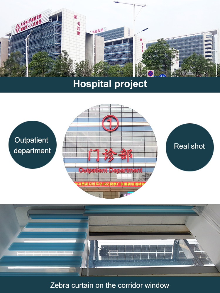 Indoor 100% Polyester Home motorized solar shades Window solar shades custom motorized