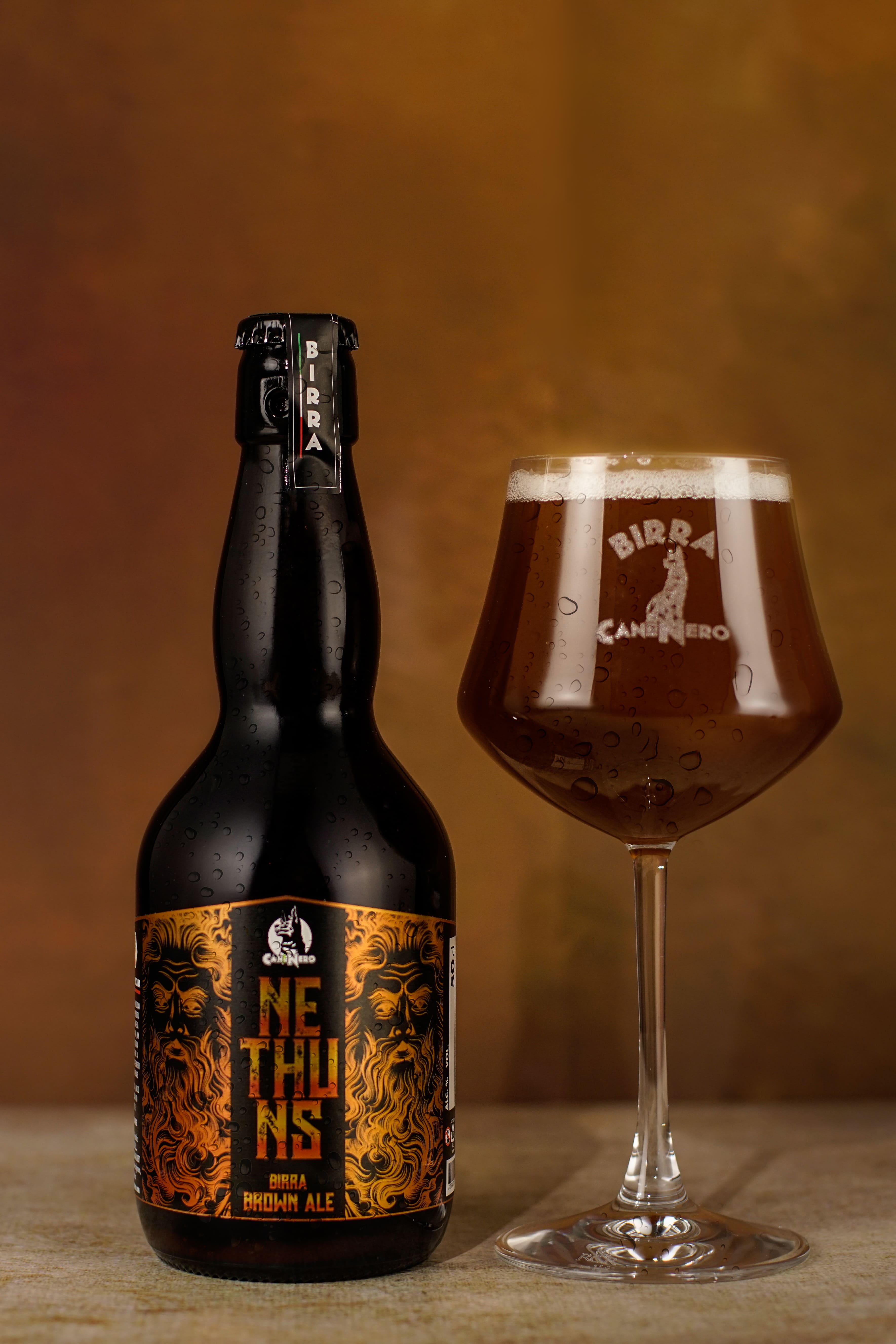 Artisanal Elegance Nethuns Craft Beer Intense Amber 7.2% Vol. 750 Ml Exquisite Caramel Notes
