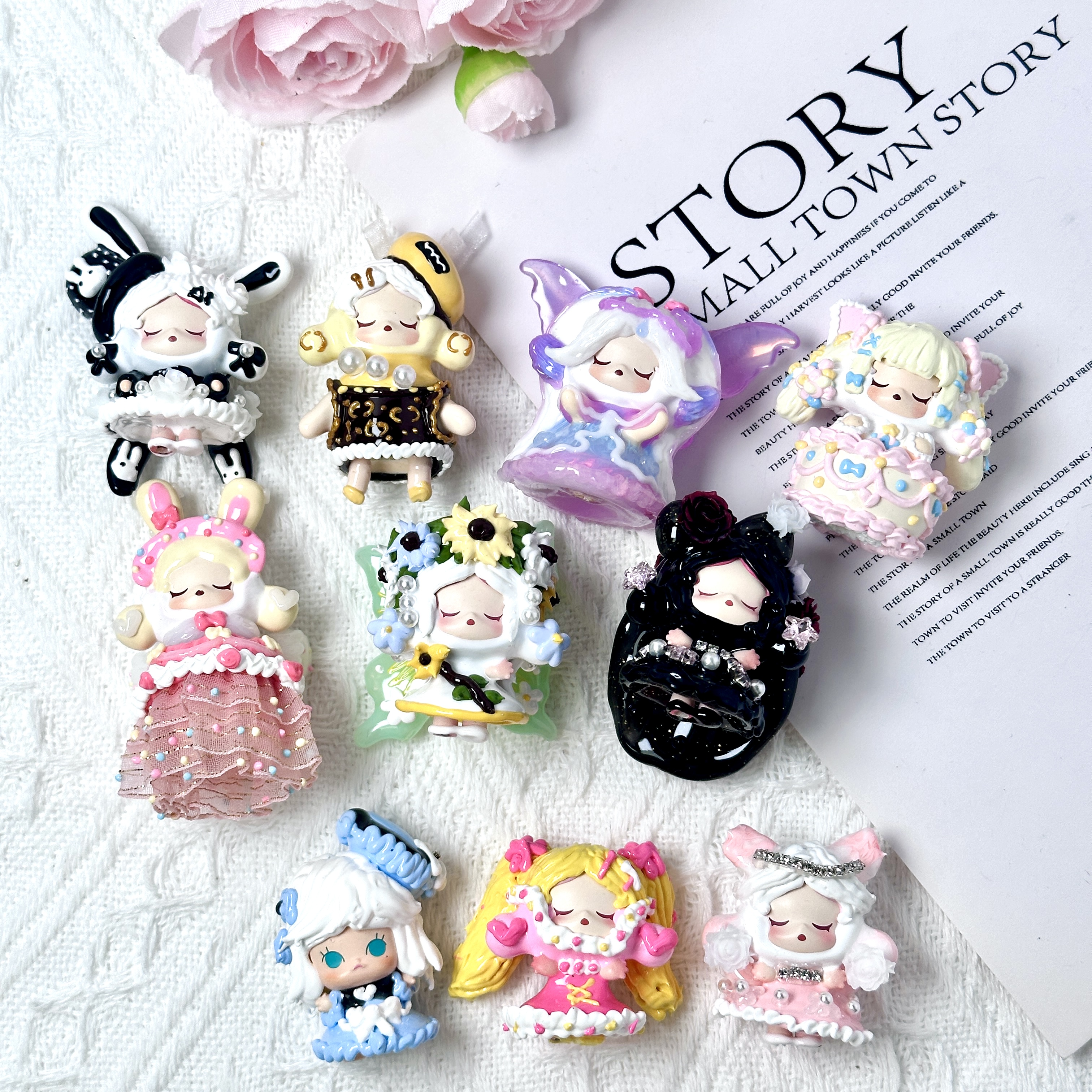 SP Heavy Industry's Baby Fairy Accessory Changeable Zircon Meng Granule Wearable Acrylic Plastic & Lucite Beads Meditation PPMT
