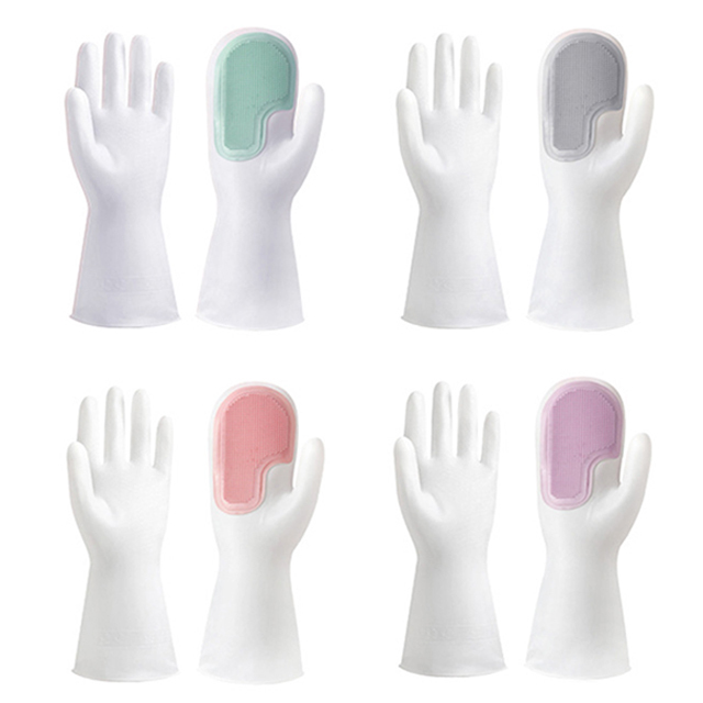 home cleaning Best Selling developed it for wear rubber gloves for a long time rubberlab Household Long-Sleeves Gloves (Medium)