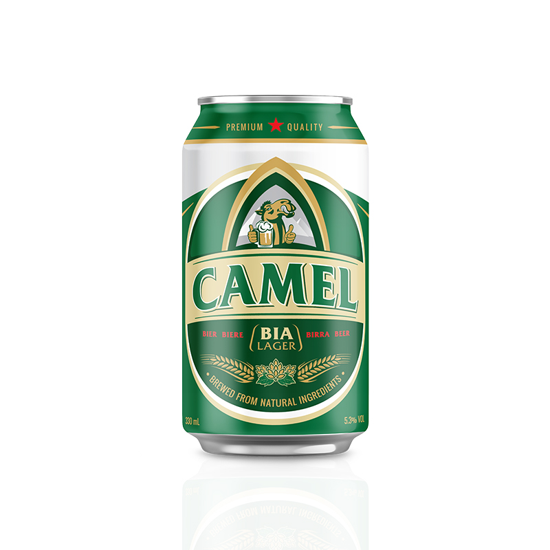 Пиво CAMEL LAGER в продаже, 330 мл, банка, роскошный напиток для напитков, вьетнамский поставщик, оптовая продажа