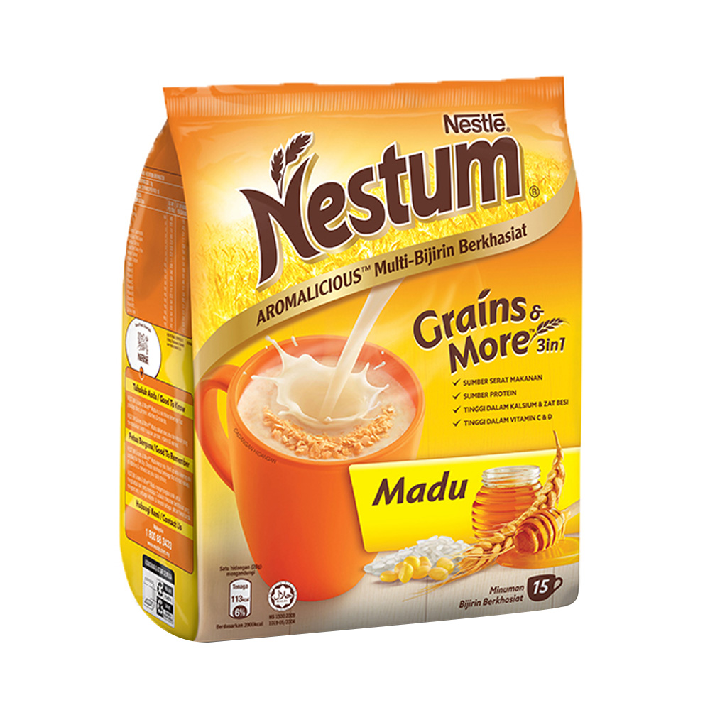 Оптовая продажа, мгновенный напиток Nestum 3 в 1, мед, Малайзия