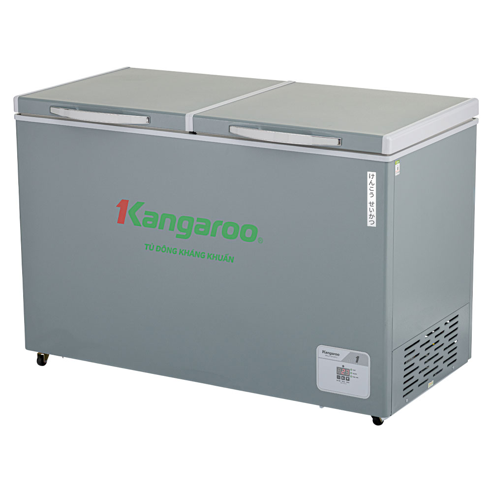 Top open chest freezer 2 doors smart wifi 286 liters meat and vegetable fruit storage 2 compartments