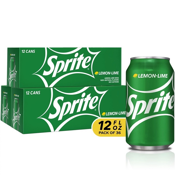 Доступный безалкогольный напиток sprite carbonate лимонная сода