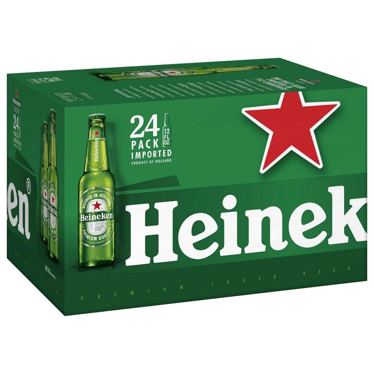 Heinekens более крупное пиво 330 мл X 24 бутылки
