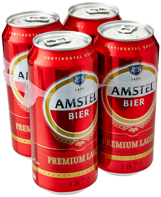 Пивная банка Amstel Bier Lager-24x440 мл/пивные бутылки Amstel Bier 12x300ml