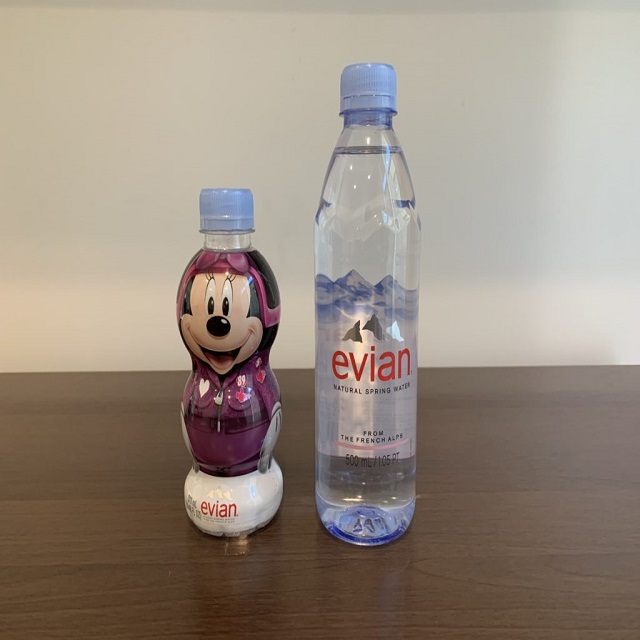 Evian, Весенняя минеральная вода, 33cl, заправка в ПЭТ-бутылках
