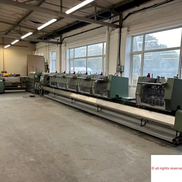 Muller Martini Bravo saddle stitcher with six stations and cover feeder for sale