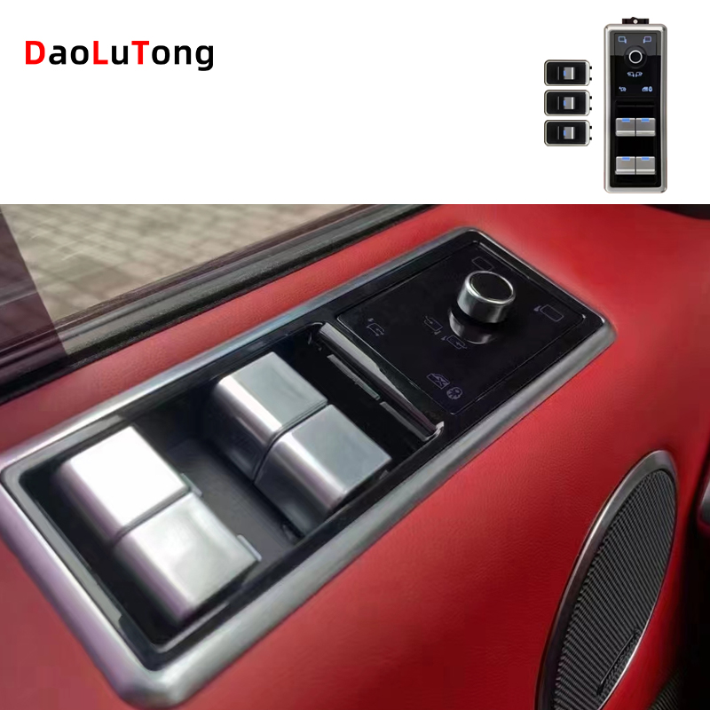 Car Window Lifter Regulator Switch Control Button Car Interior Decoration Upgrade For Land Rover Range Rover vogue sport