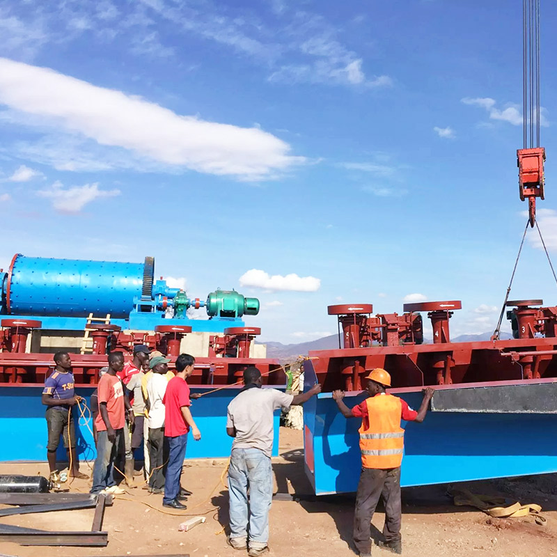 250TPD Lead Zinc Ore Processing Plant Copper Ore Beneficiation Production Processing Line CIP Plant for Sale
