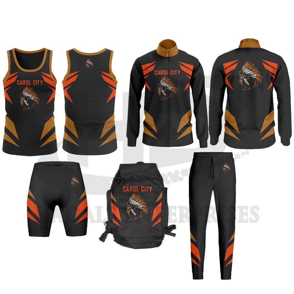 Heavy Duty Wholesale Track & Field Uniform New Arrival Premium Quality Track & Field Uniform
