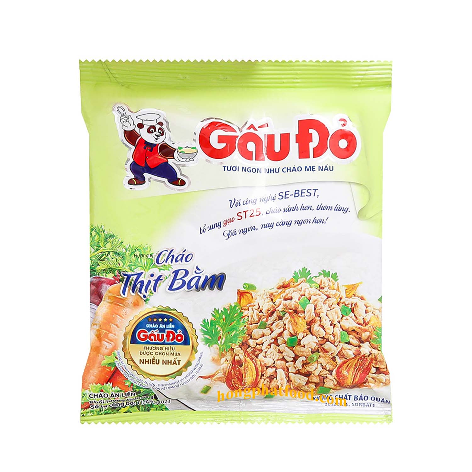 The best supplier of Gau Do Minced porks Instant Porridge 50gx50bags From Vietnam - Good for health Freeze-dried instant soup