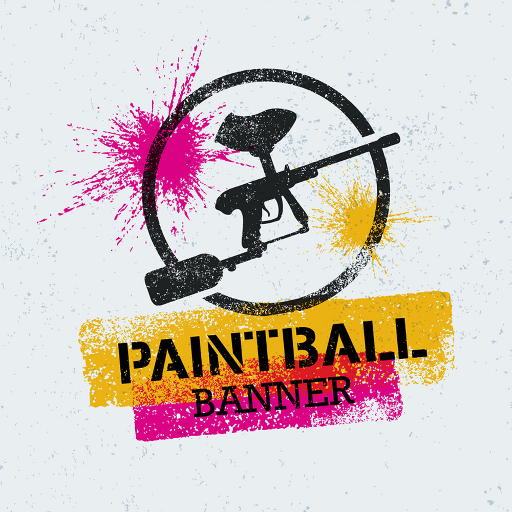Customized Paintball Player Design Banner New Hot Product for Paintball Accessories