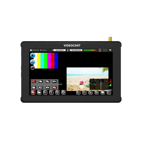 VIDEOCAST V5 Live Streaming Audio Console Mixer Advanced Video Switcher