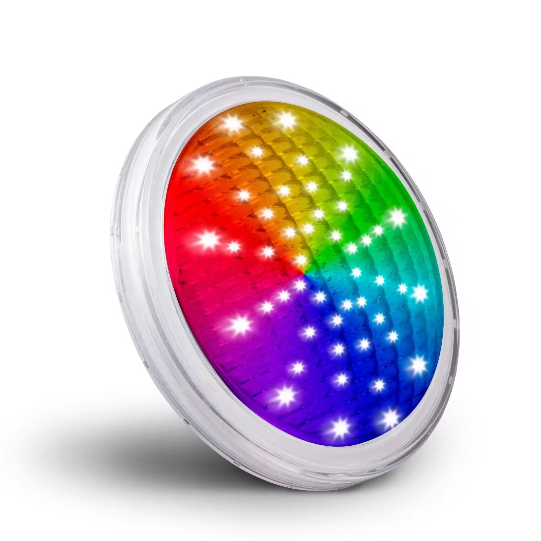 RGB Par56 2-Wire LED Underwater Lamp IP68 Pool Light Surface with High IP Rating for Swimming Pool Application