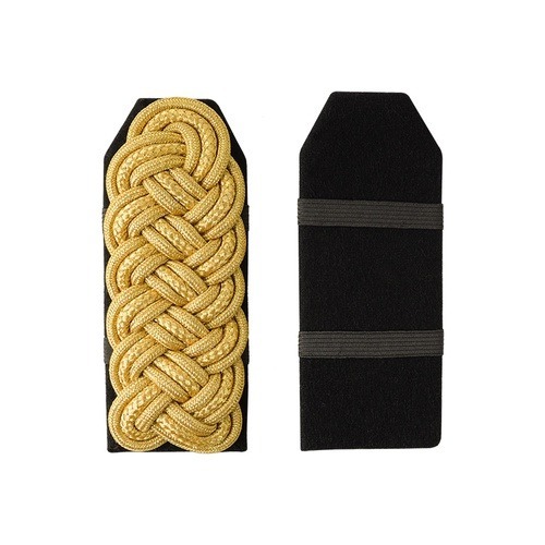 High Quality Tactical Officers Rank Epaulettes Shoulder Board Epaulette Bullion Wire Uniform Accessories