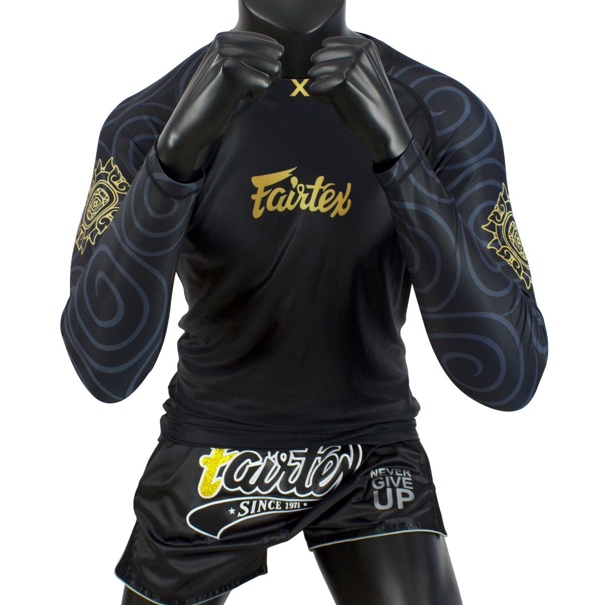 Мужская компрессионная рубашка с длинным рукавом для Bjj Rash Guard Mma Fairtex Rashguard