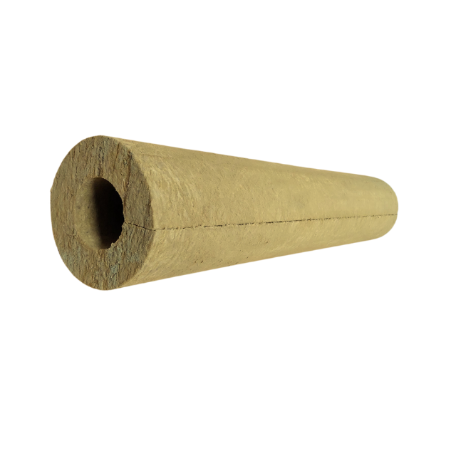 110kg/m3 Density Hot Insulation Mineral Wool AutoCad CNC Cutting Pre-fabricated Rockwool Pipe Section
