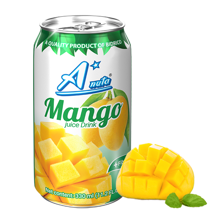 Mango Juice Drink Fruit Vegetable Juice Soft Drinks Juice Concentrate Oem Service Carton Box Vietnam Product Manufacturer