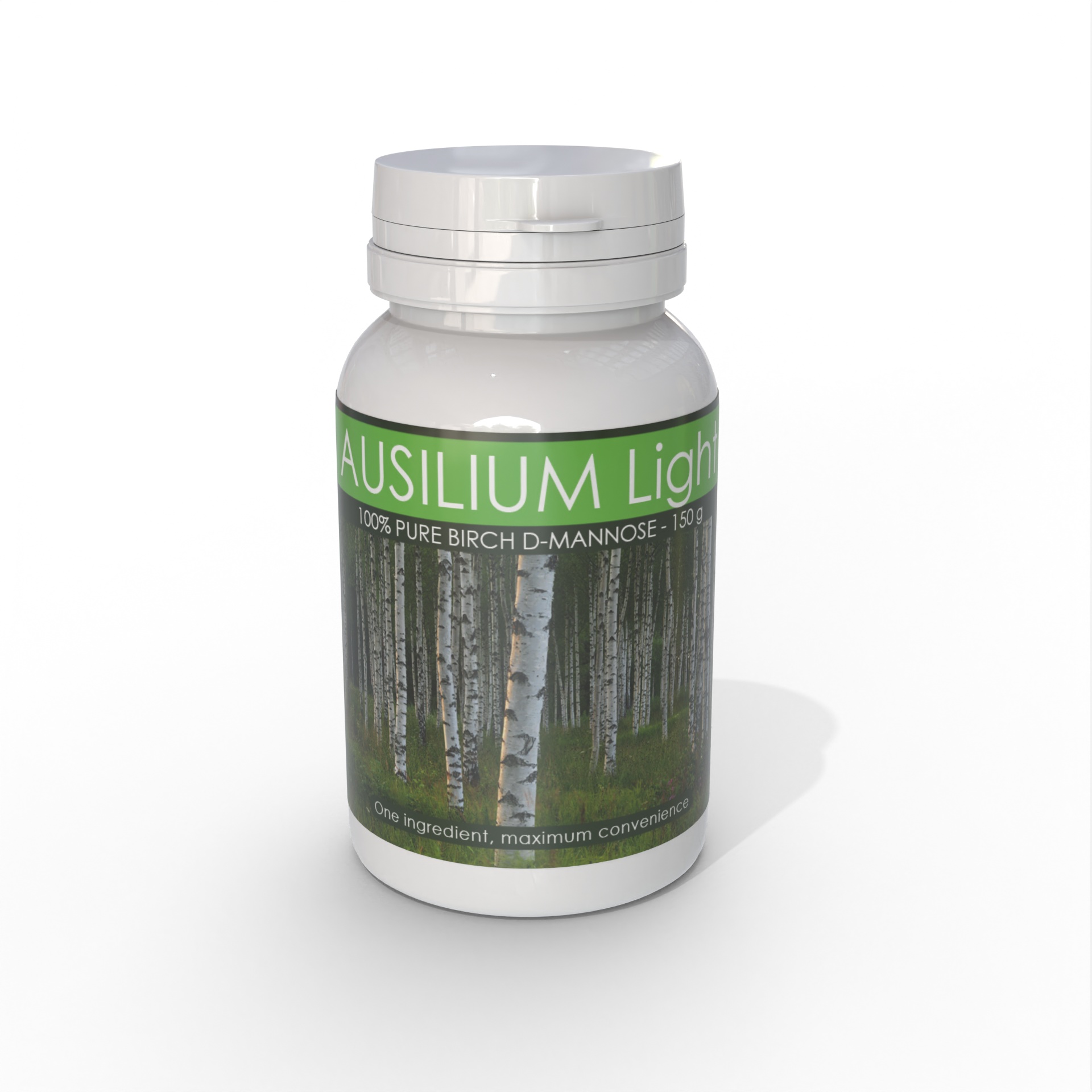 AUSILIUM LIGHT Food supplement Birch D Mannose NO CORN WITHOUT Gluten Lactose Yeast VEGAN PRODUCT