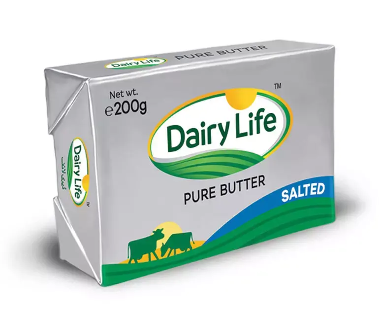 Butter Salted 200g 24Pcs Pack Dairy Life Best Quality Butter Natural Cow Milk Product Butter Salted Export Quality