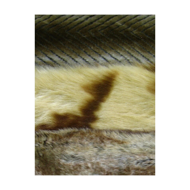 Made In Korea Hot Product Two Tone Fake Fur / Two tone faux fur / Artificial Fur Top quality fabric sturdy and excellent