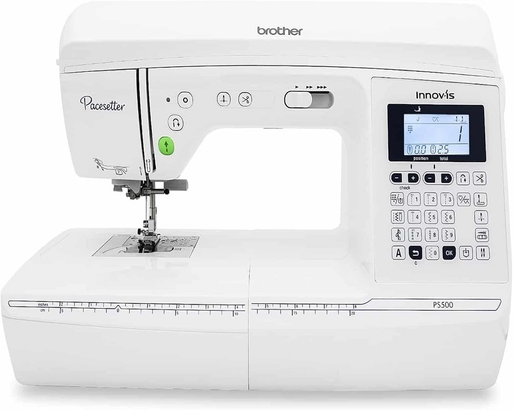 Brothers Pacesetter PS500 High-Speed Automatic Sewing Machine Industrial/Garment Chain Stitch Formation Ultrasonic Mechanical