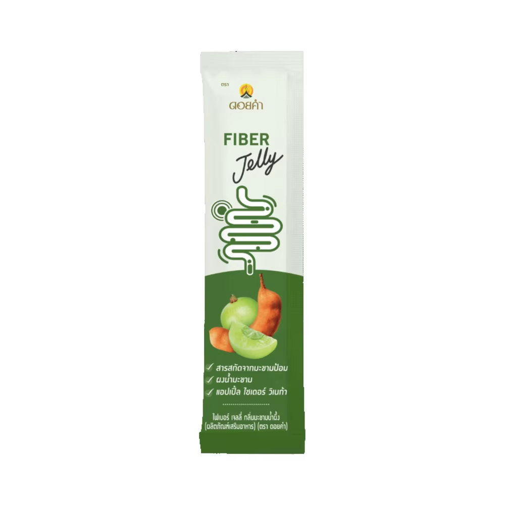 DOI KHAM FIBER JELLY TAMARIND HONEY FLAVOR (DIETARY SUPPLEMENT PRODUCT) 25g