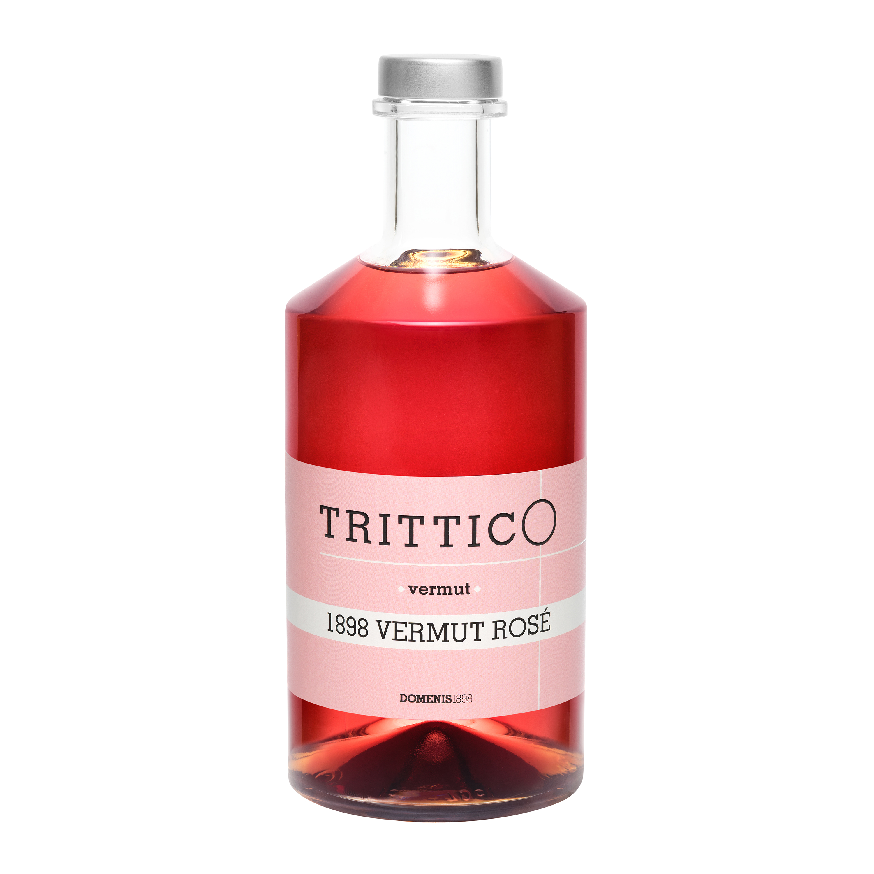 Итальянская лучшая Роза, вермут тритико 1898, вермут Роза 18% Том, 70 cl, стеклянная бутылка