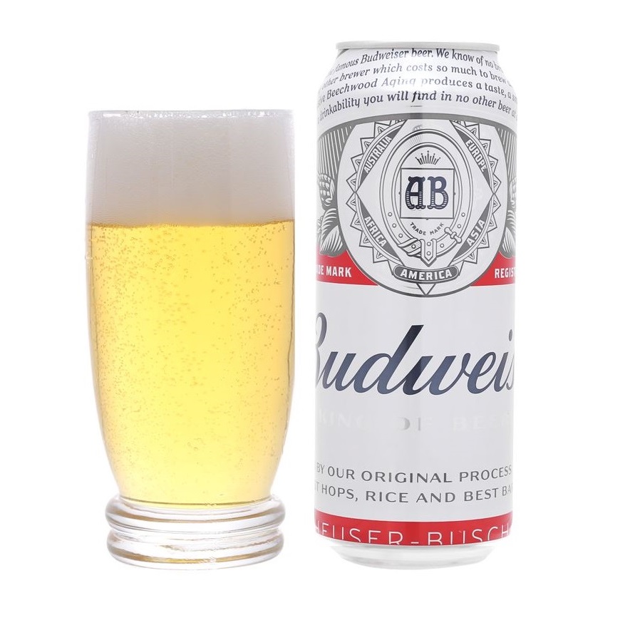 Банка для пива Bud-weiser 250 мл/500 мл