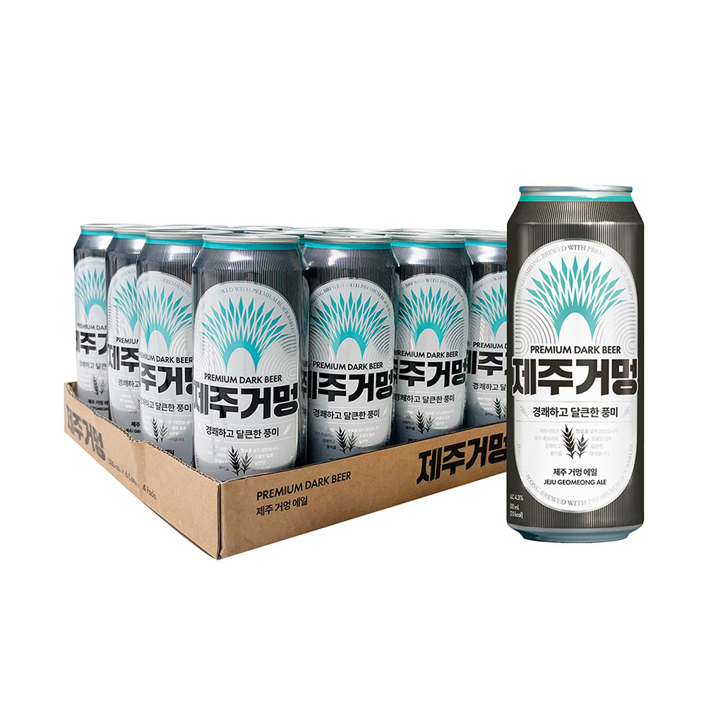 Canned Alcoholic Drinks JEJU GEOMEONG ALE 500ml Characterized by a Smooth Taste Goes Well with Various Foods