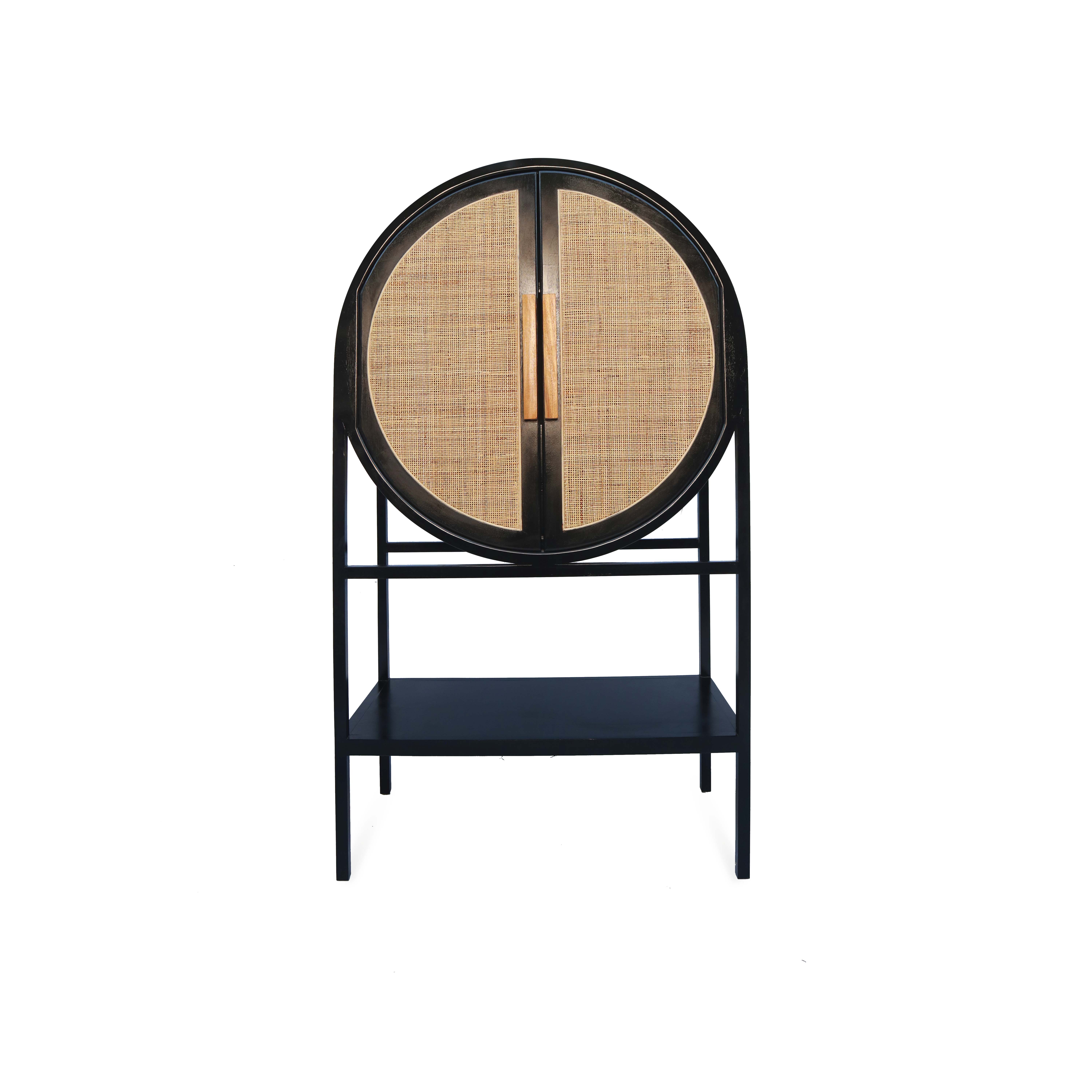 High-Quality Modern Style Round Rattan Rack stand Storage Rattan woven Storage Basket Multi Organizer Rack For a home with Solid